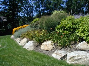 Boulder Retaining Wall 